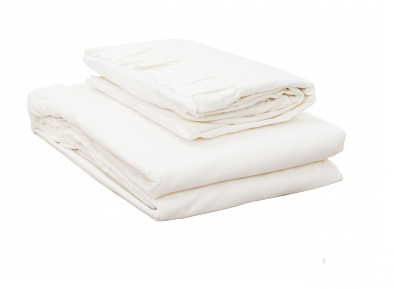 Also Home Off White Malmo Ruffle Duvet Cover