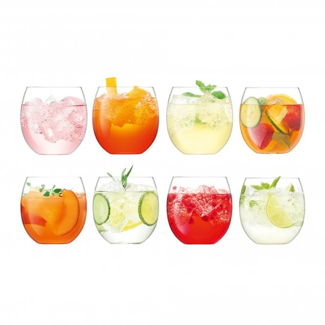 LSA International Set of 8 Balloon Tumblers