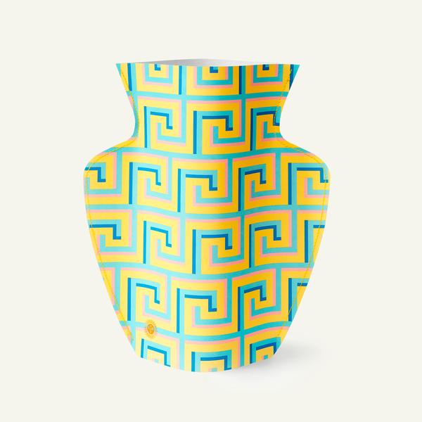 Octaevo Paper Vase Icarus Yellow
