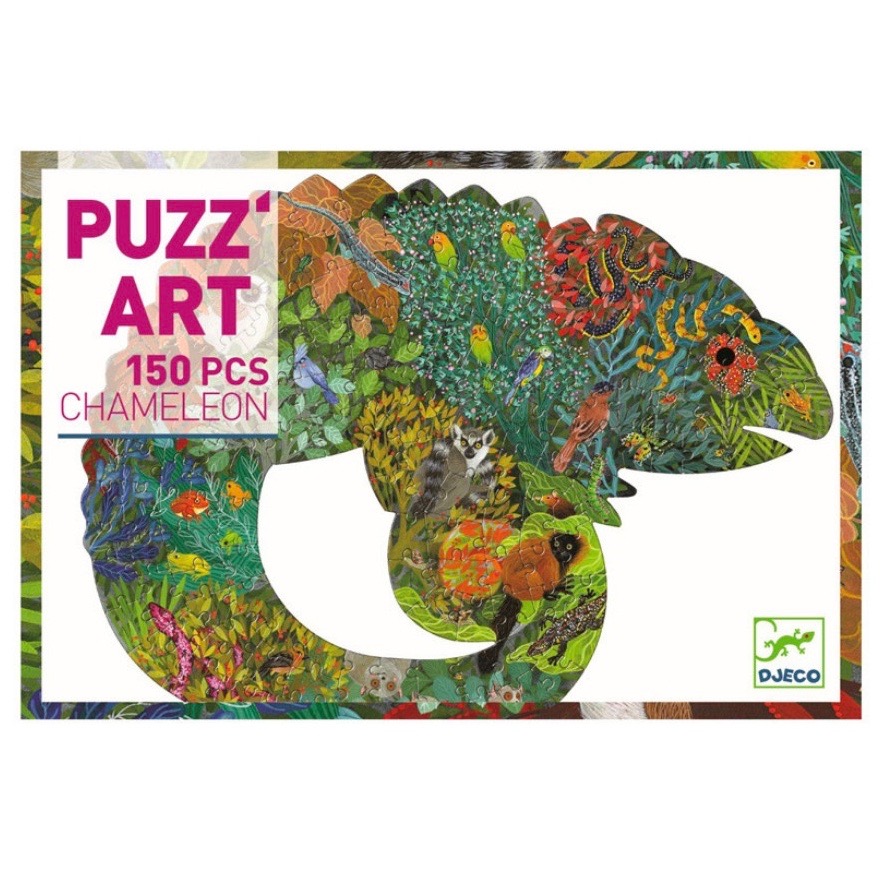 djeco-puzzle-art-chameleon-jigsaw-age-6