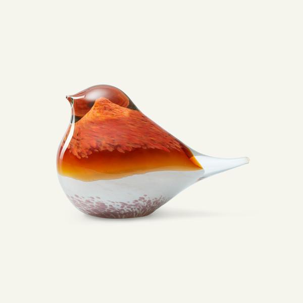 Octaevo Atlas Glass Bird Orange Pink