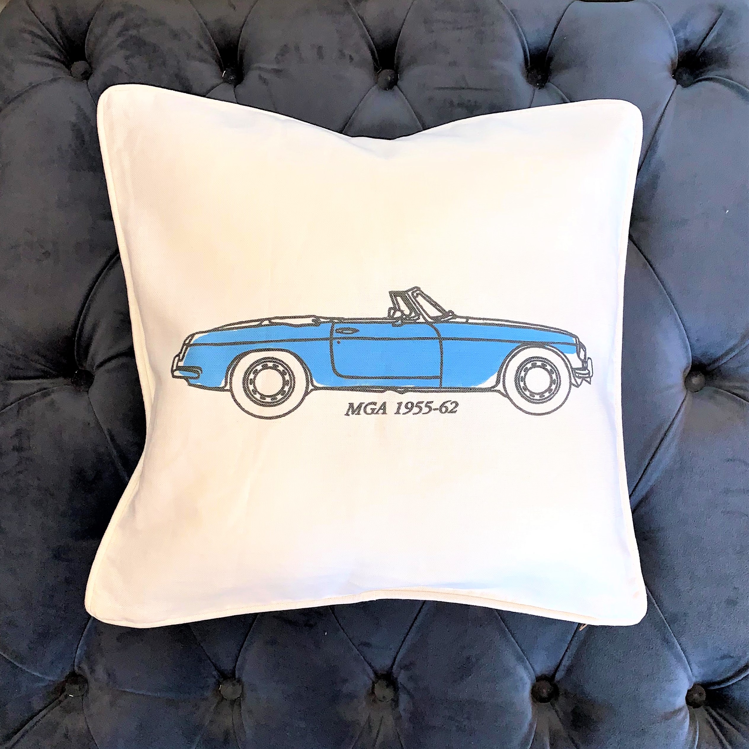 40 x 40cm Classic Car Double Sided Cushion