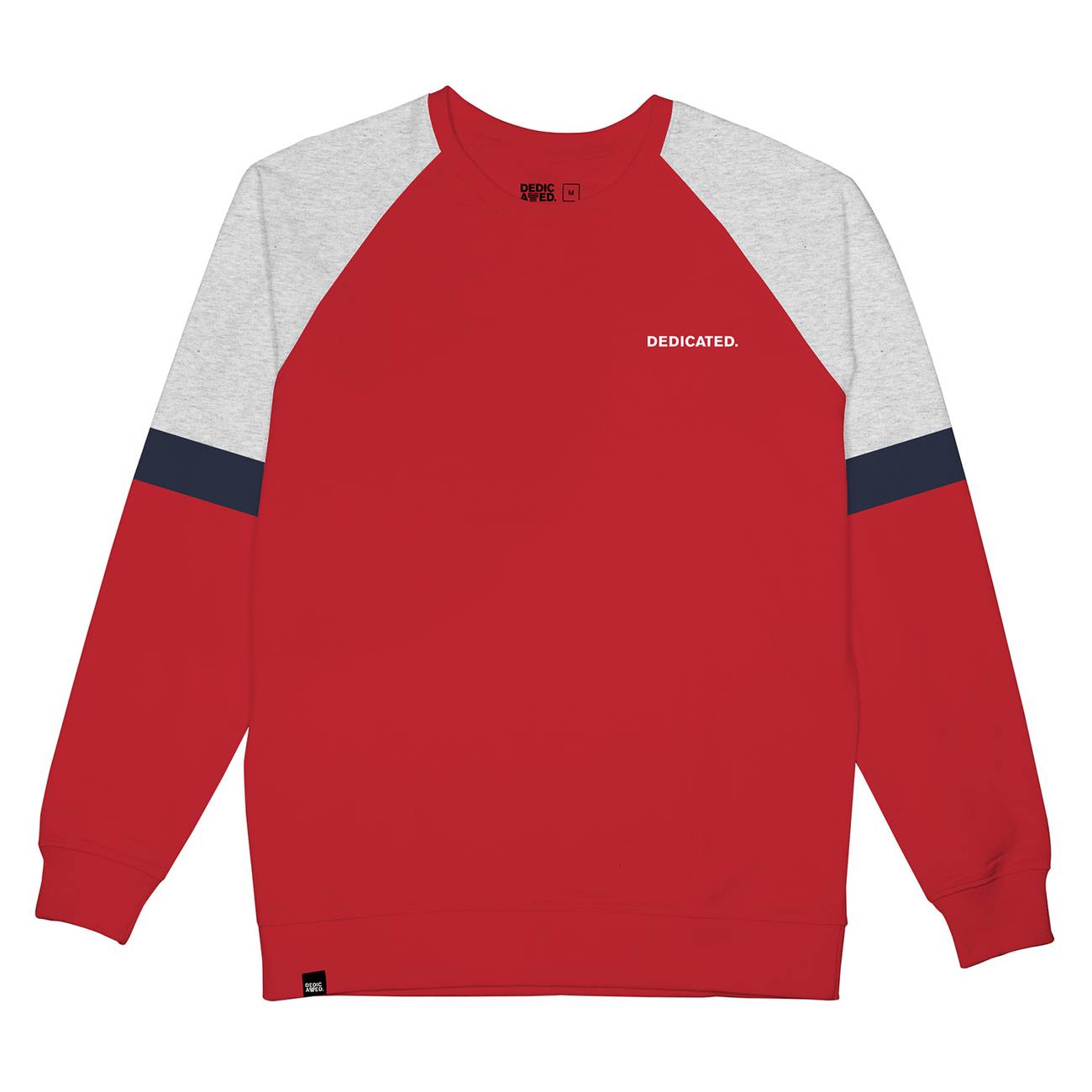 dedicated Red Malmoe Split Sweatshirt