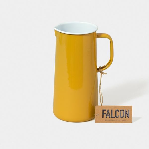 falcon-enamelware-emaille-karaf-geel