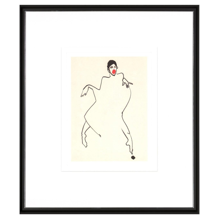 Ablo Blommaert nv Wall Art Dancer 02 Framed Black