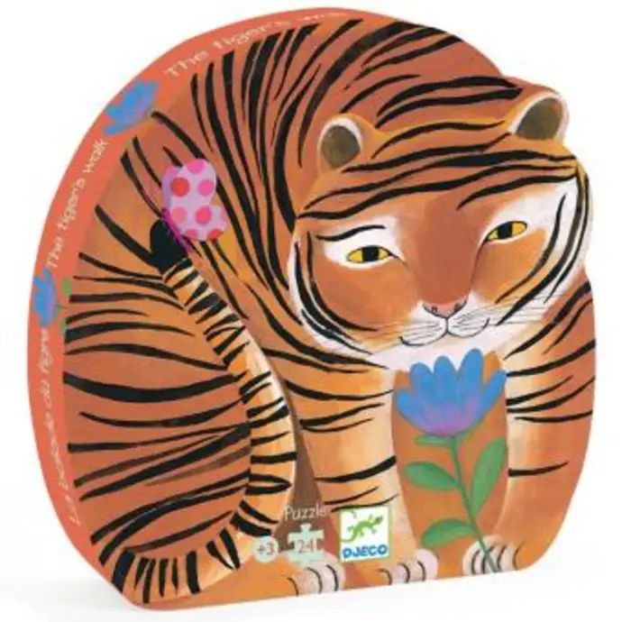 Djeco  The Tiger's Walk Jigsaw Puzzle Age 3+