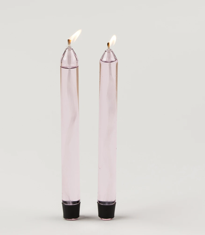 Studio About Glass Candle Pink 2-Pack