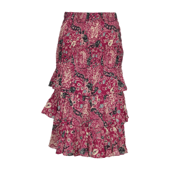 Isabel Marant Cencia Skirt in Fuchsia