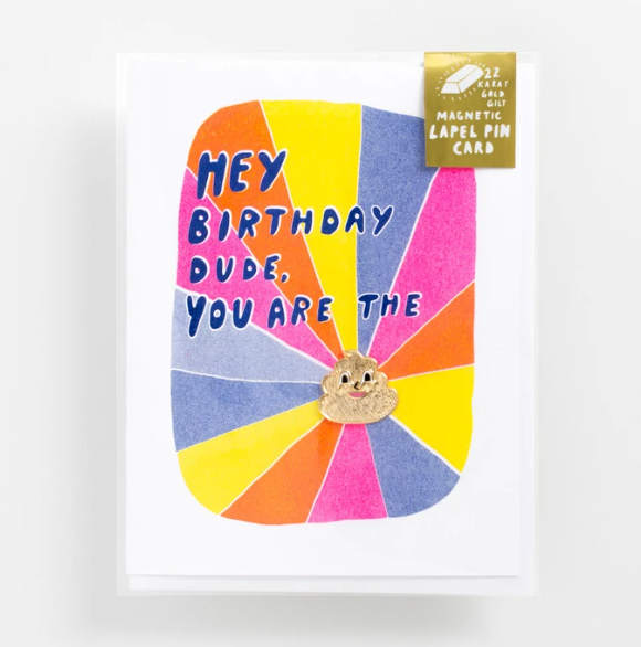 Yellow Owl Workshop Hey Birthday Dude Card