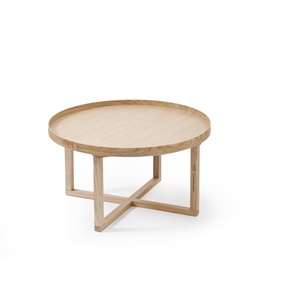 Wireworks Natural Oak 66D Round Coffee Table