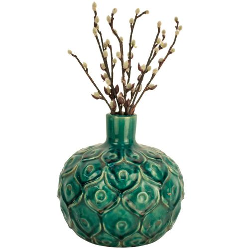 Grand Illusions Small Peacock Stem Vase