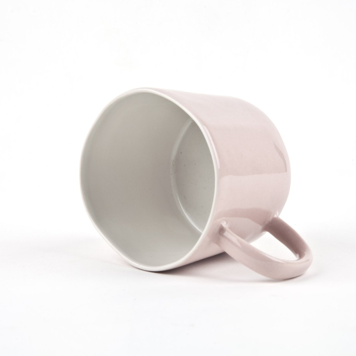 Quail's Egg Set of 2 Pale Pink Ceramic Mugs