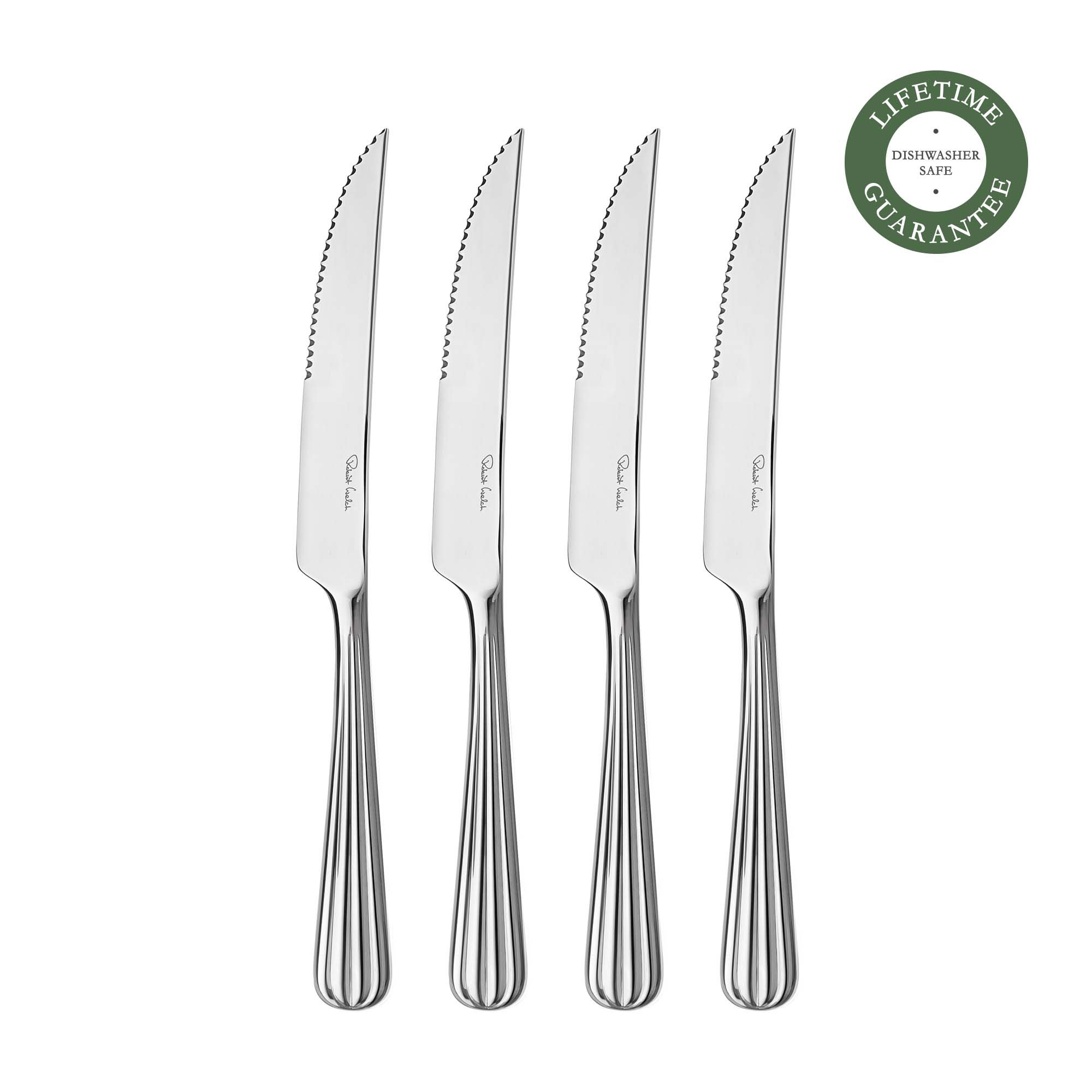 Robert Welch Palm Bright Steak Knife, Set of 4