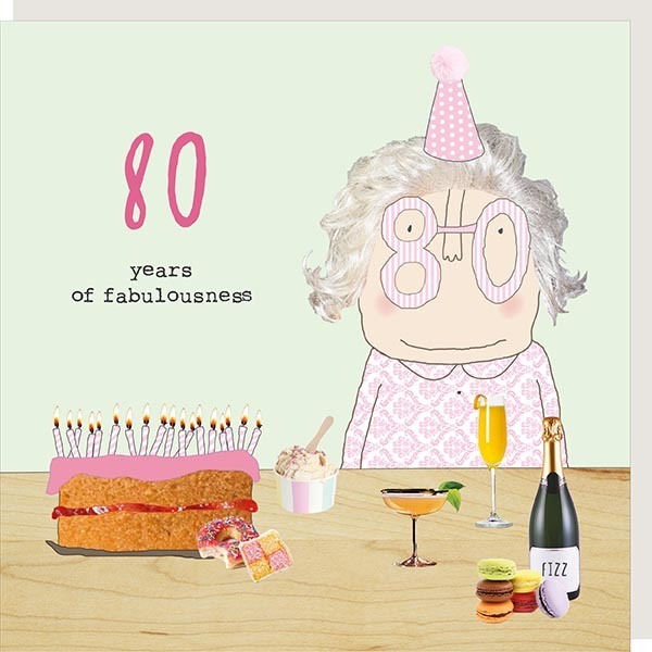 Rosie Made A Thing Girl 80 Card