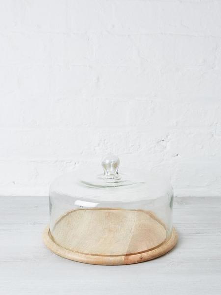 Nkuku Recycled Glass Cake Dome