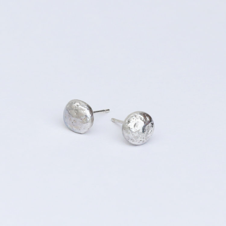 Ankor Cornwall Sterling Silver Pebble Earrings