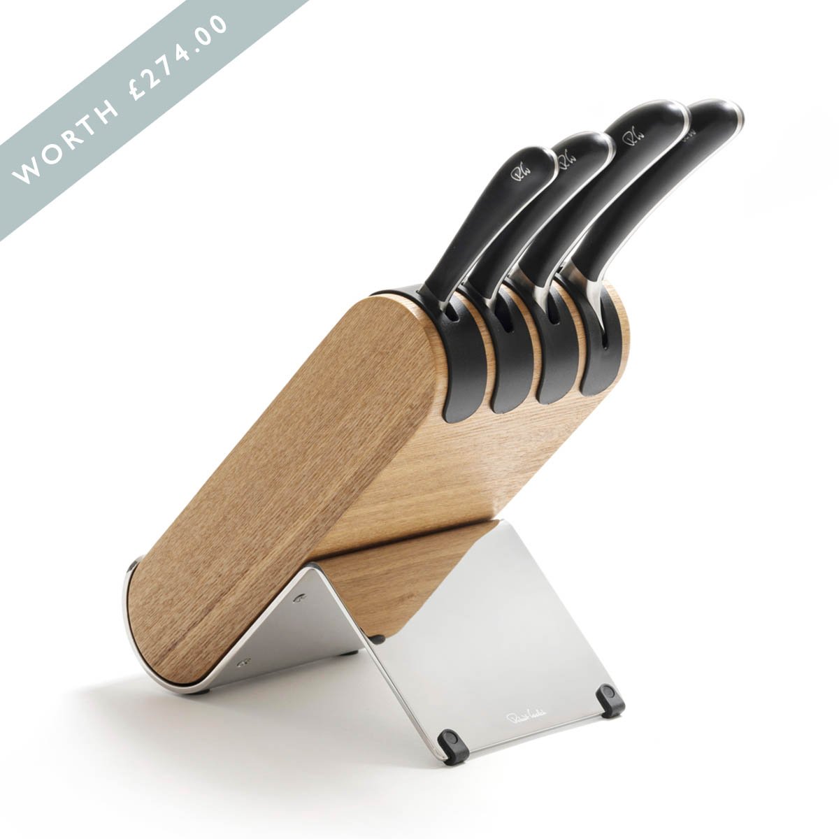 Robert Welch Signature Q Knife Block Set Ash