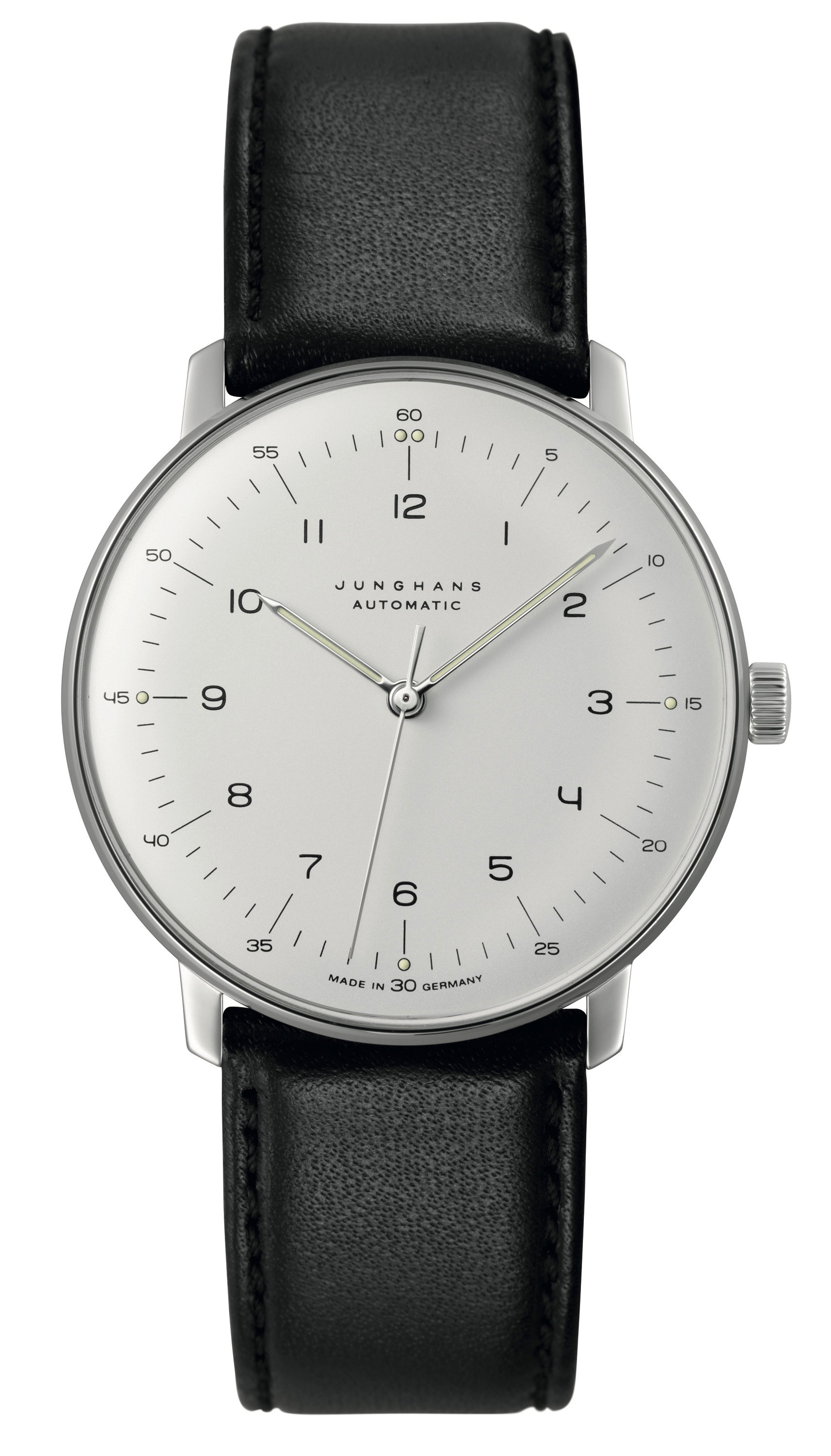 Junghans Max Bill Ref. 027/3500.00 steel mechanical automatic wristwatch 