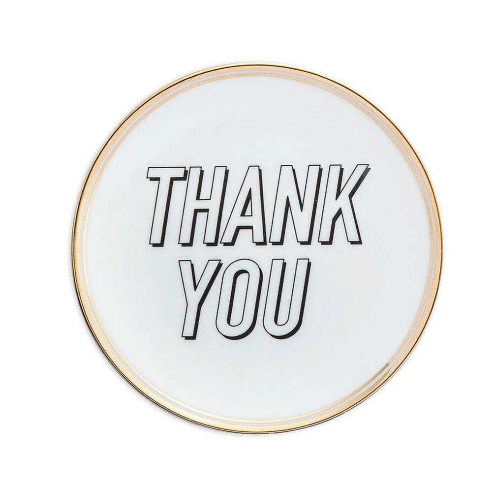 Bitossi Home Thank You Plate