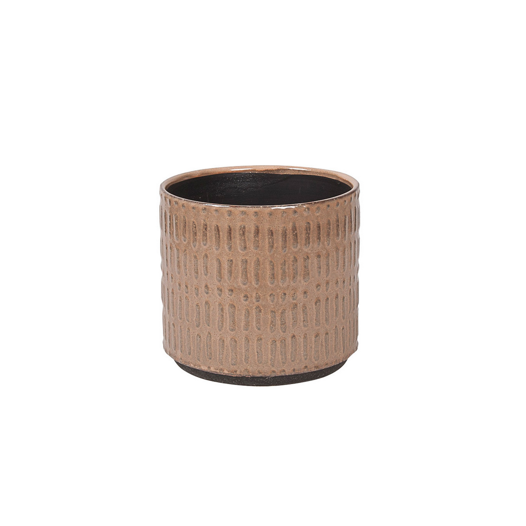 Trouva Ceramic Plant Pot Grain Nude Cm