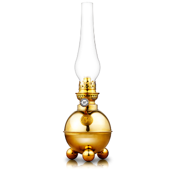 Karlskrona Lampfabrik Dragso Kerosene Lamp Brass