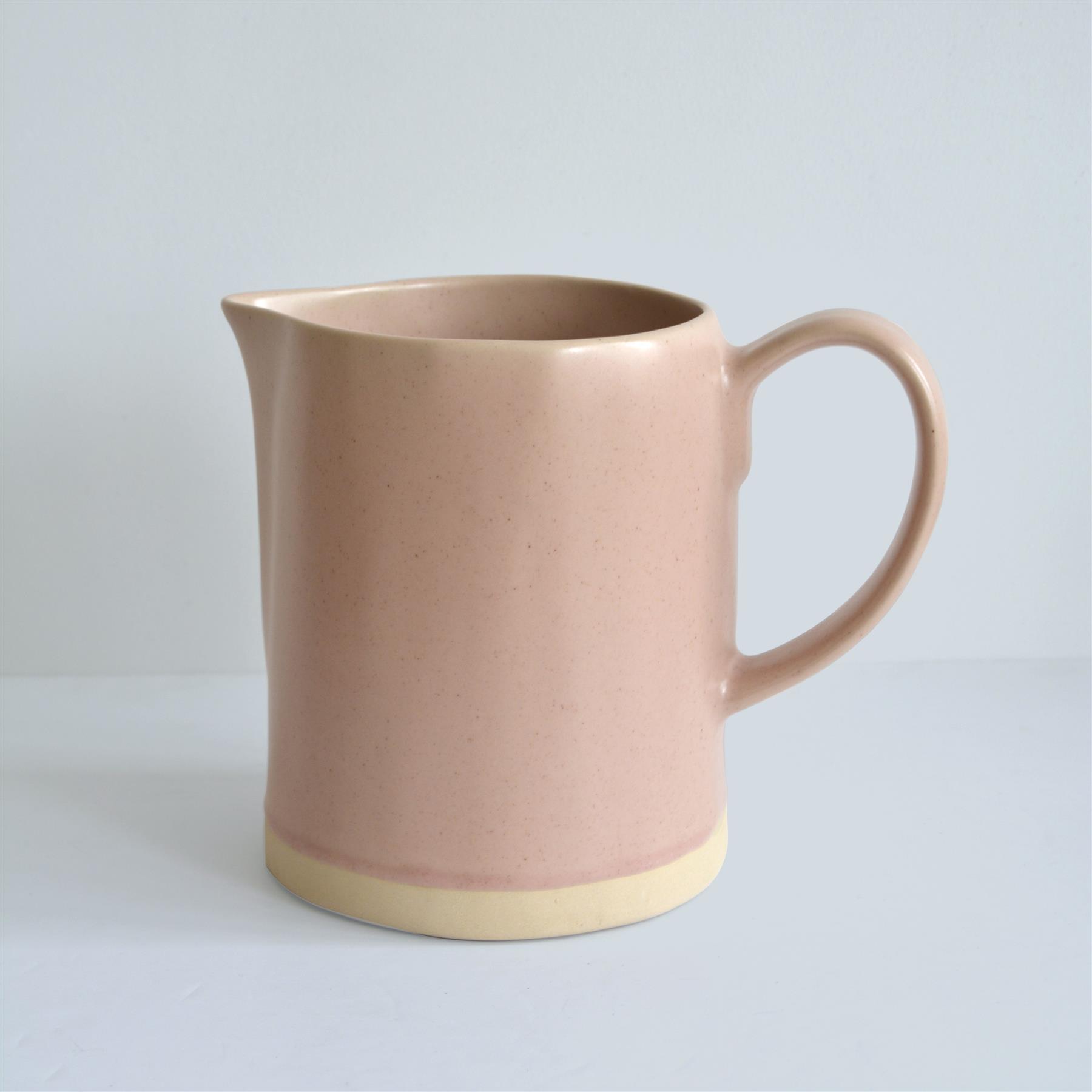 Chickadee Hand Made Pink Jug