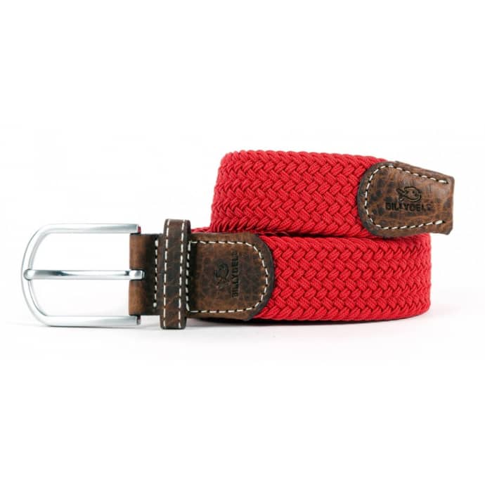 BILLYBELT Red Grenade Braided Belt