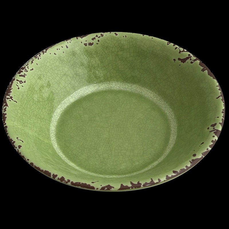 Au Bain Marie Bowl Green Melamine 19 cm