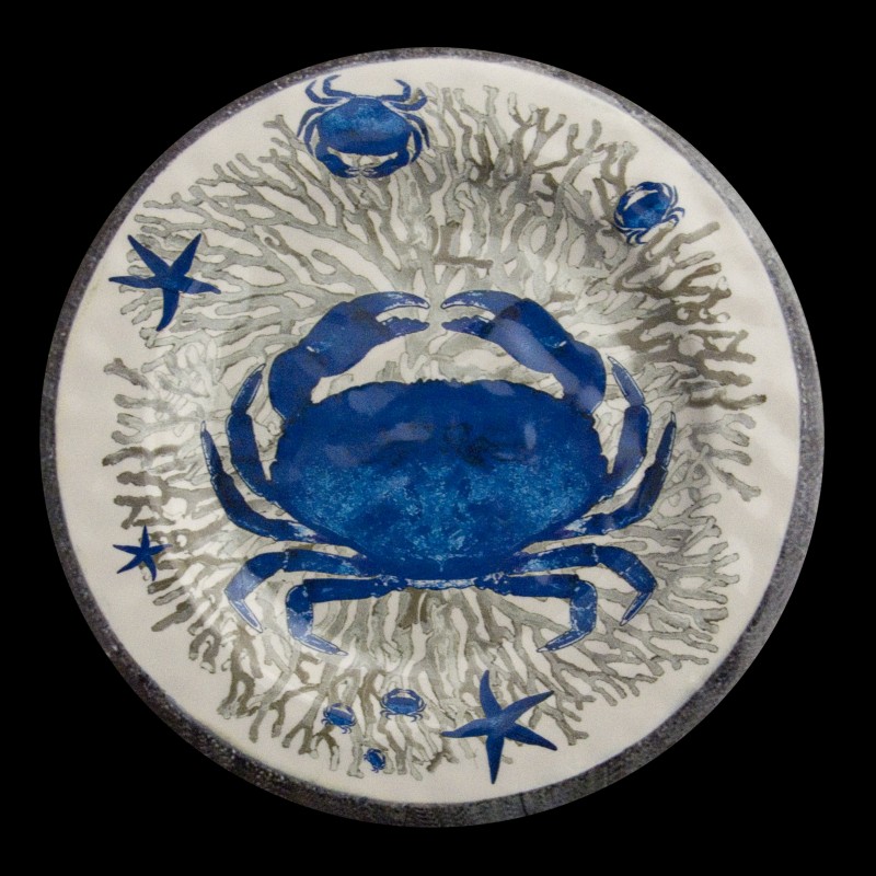 au-bain-marie-crab-plate-melamine-28-cm