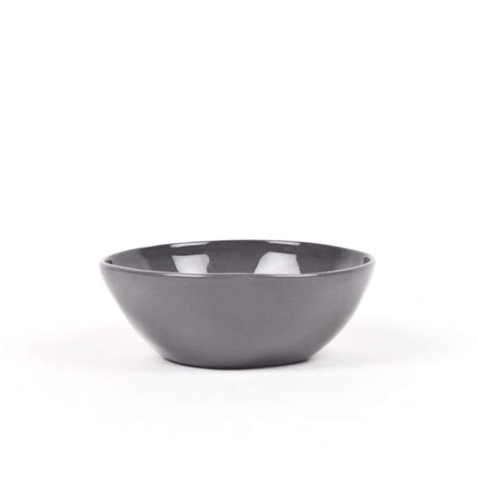 Quail's Egg Charcoal Grey Ceramic Dipping Bowl Small