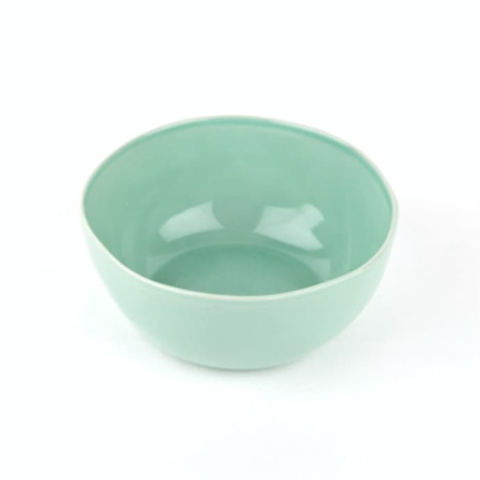 Quail's Egg Mint Green Ceramic Dipping Bowl Small