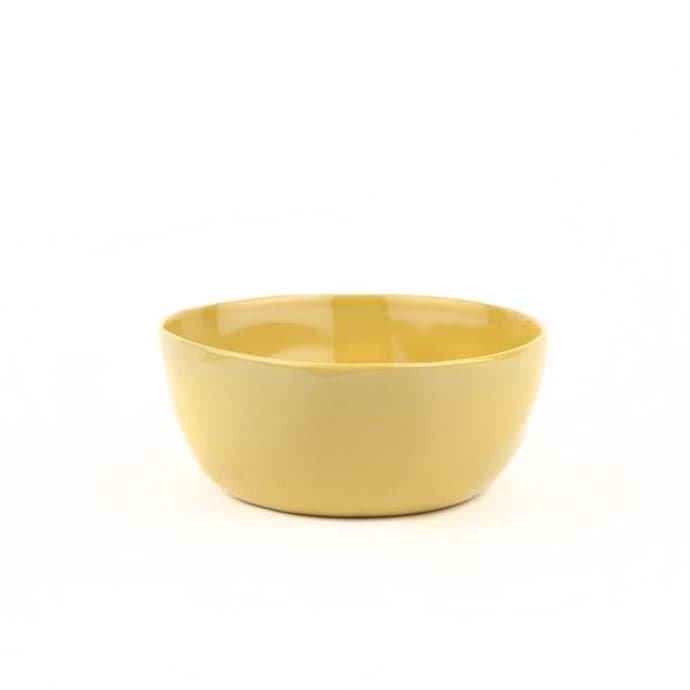 Quail's Egg Yellow Ceramic Dipping Bowl Small