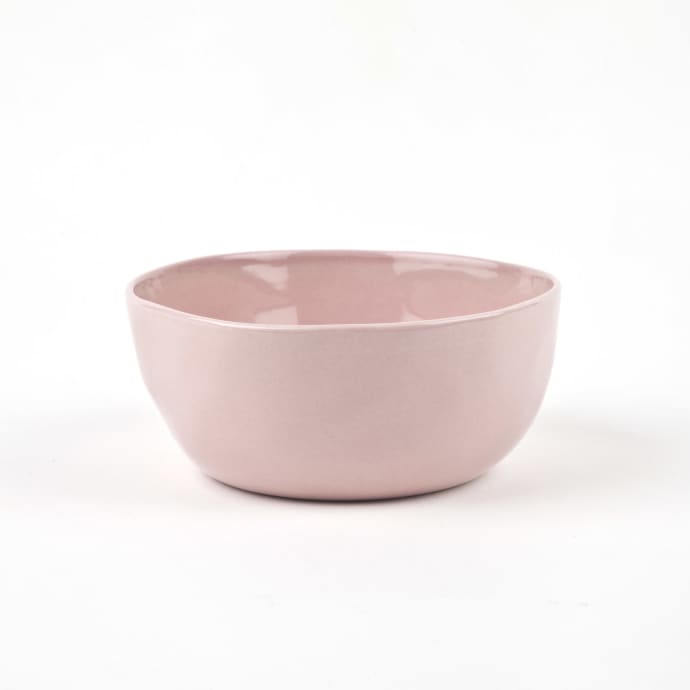 Quail's Egg Pale Pink Ceramic Dipping Bowl Large