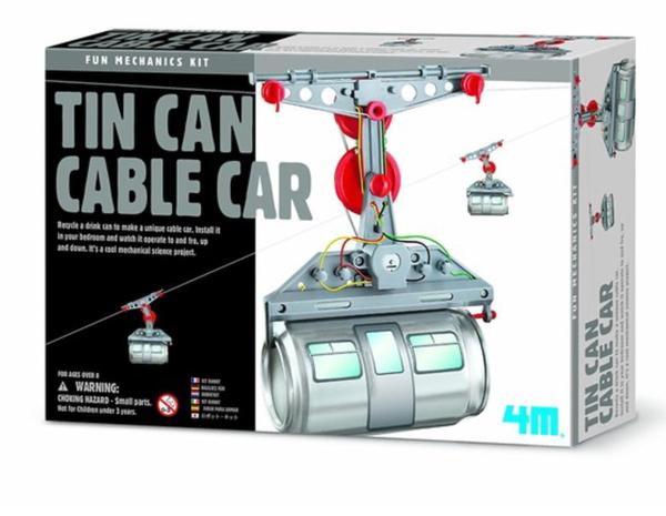 Great Gizmos Kidzlab Tin Can Cable Car