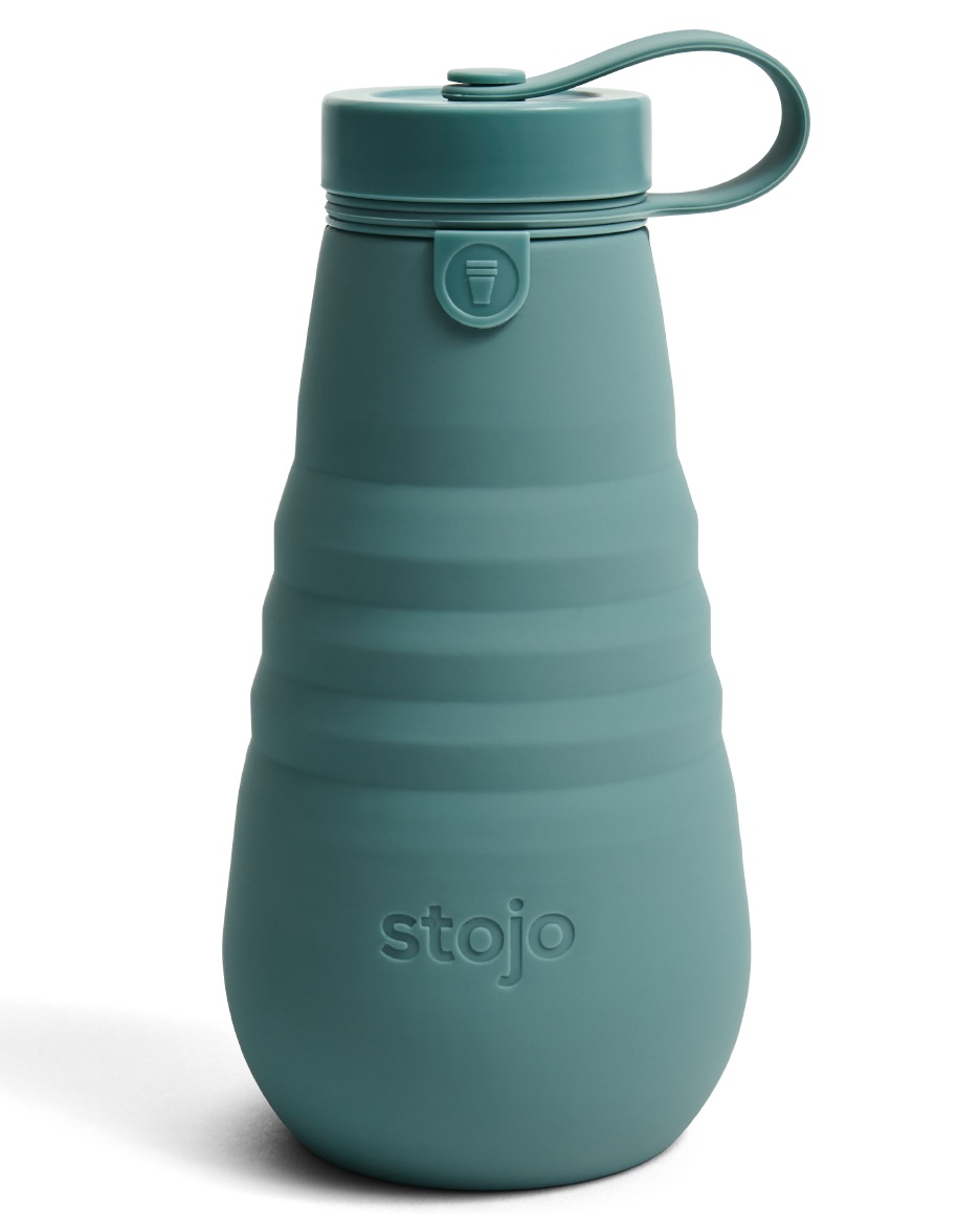 Stojo Eucalyptus Green Silicone Collapsible Bottle