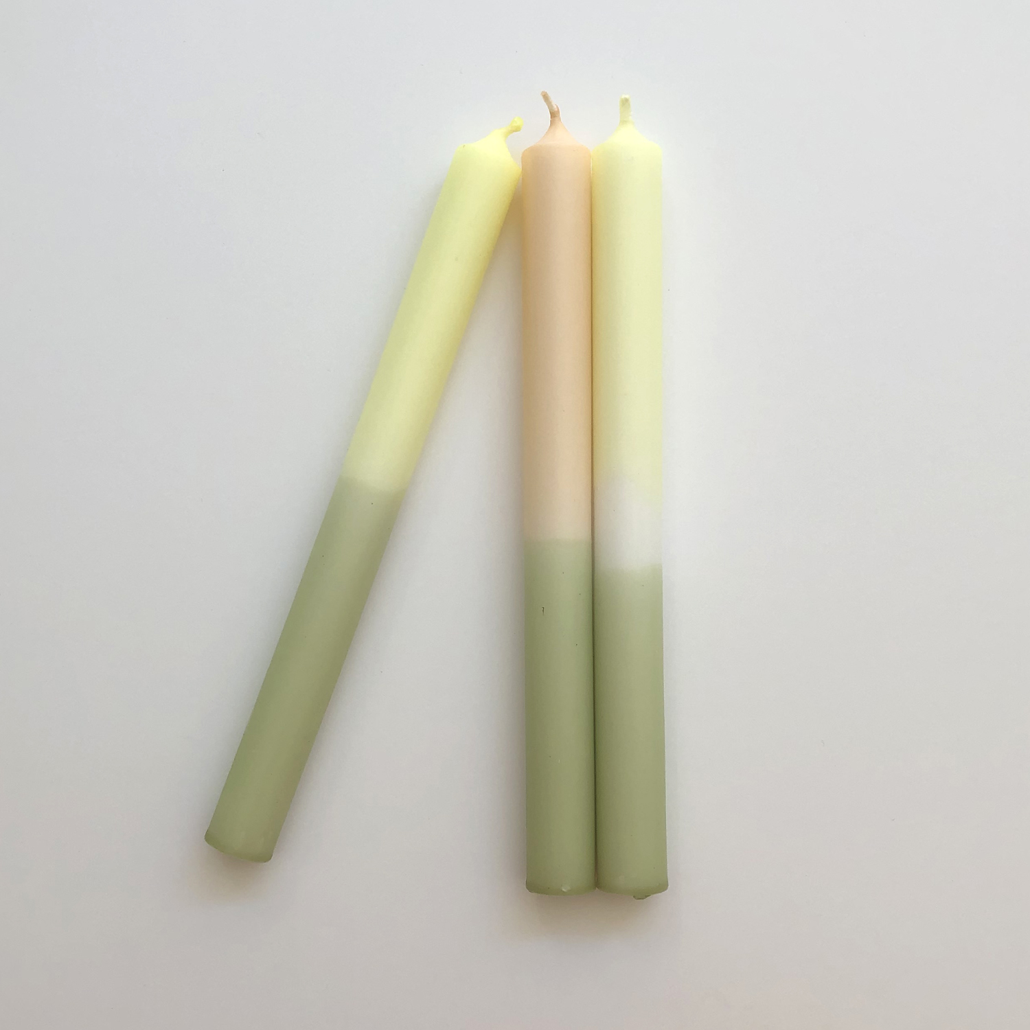 Frau Gold Dip Dye Candle 3 Pack - Linden Blossom