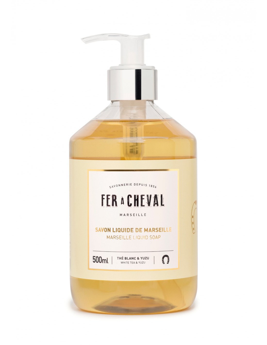 Fer à Cheval 500ml White Tea and Yuzu Marseille Liquid Soap