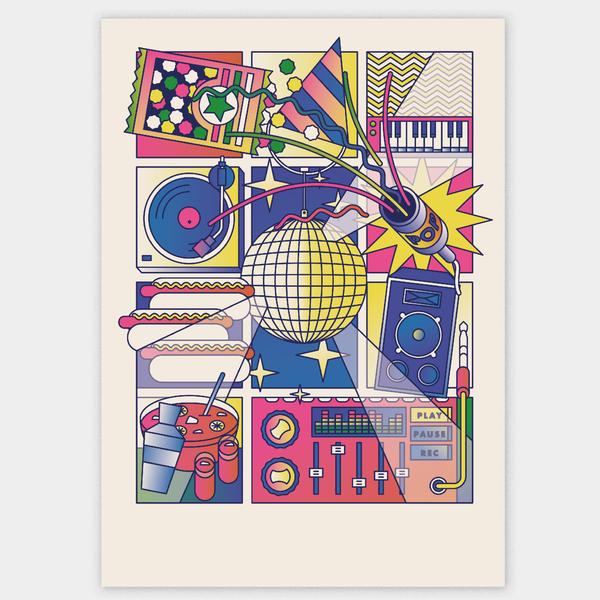 Form Studio Party Popper Print