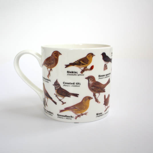 Gift Republic Garden Birds Bone China Mug