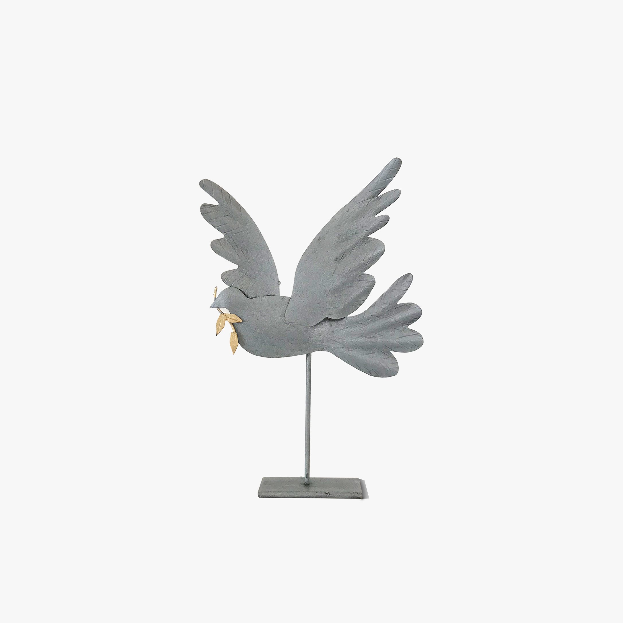 THE COLLABORATIVE STORE Mini Silver Exclusive Decorative Dove