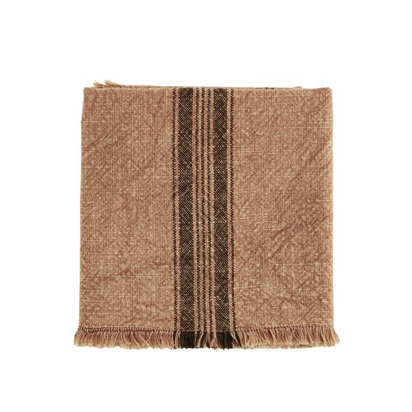 Madam Stoltz Striped Heavy Linen Tea Towel