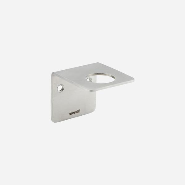 Meraki Brushed Silver Soap Dispenser Wall Bracket