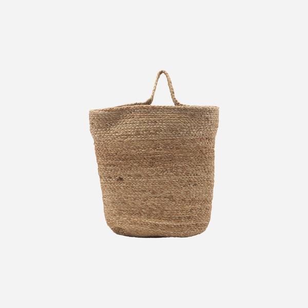 House Doctor Woven Hemp Hanging Storage Basket 32 X 40 Cm