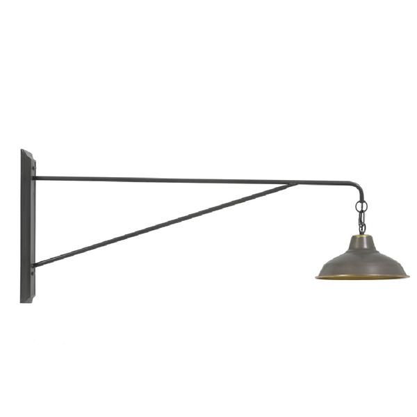 Light & Living Avoca Antique Grey Wall Lamp