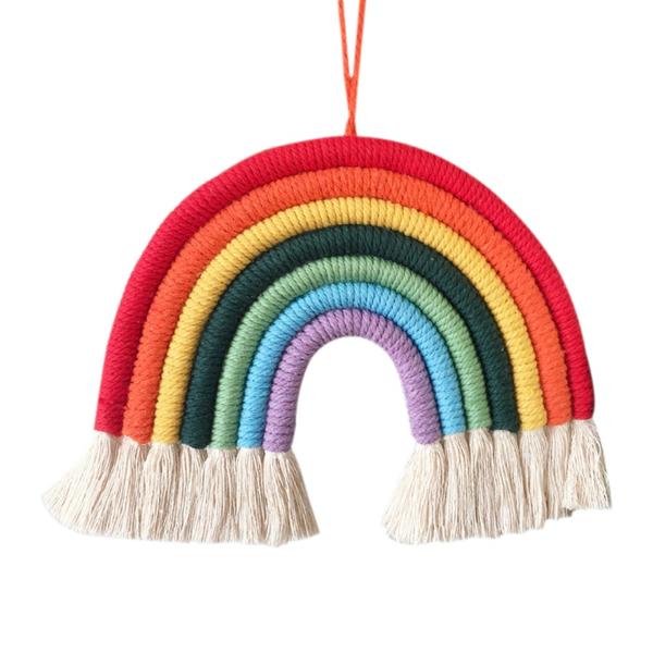 Let's Make Handwoven Rainbow Wall Hanging