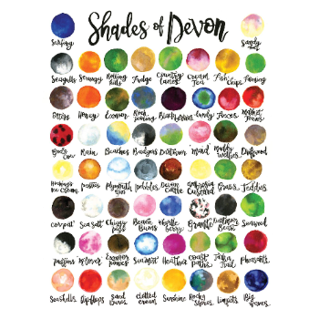 Jackson & Young Shades of Devon A3 Print