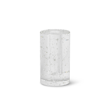 Ferm Living Cylinder Bubble Glass Vase 