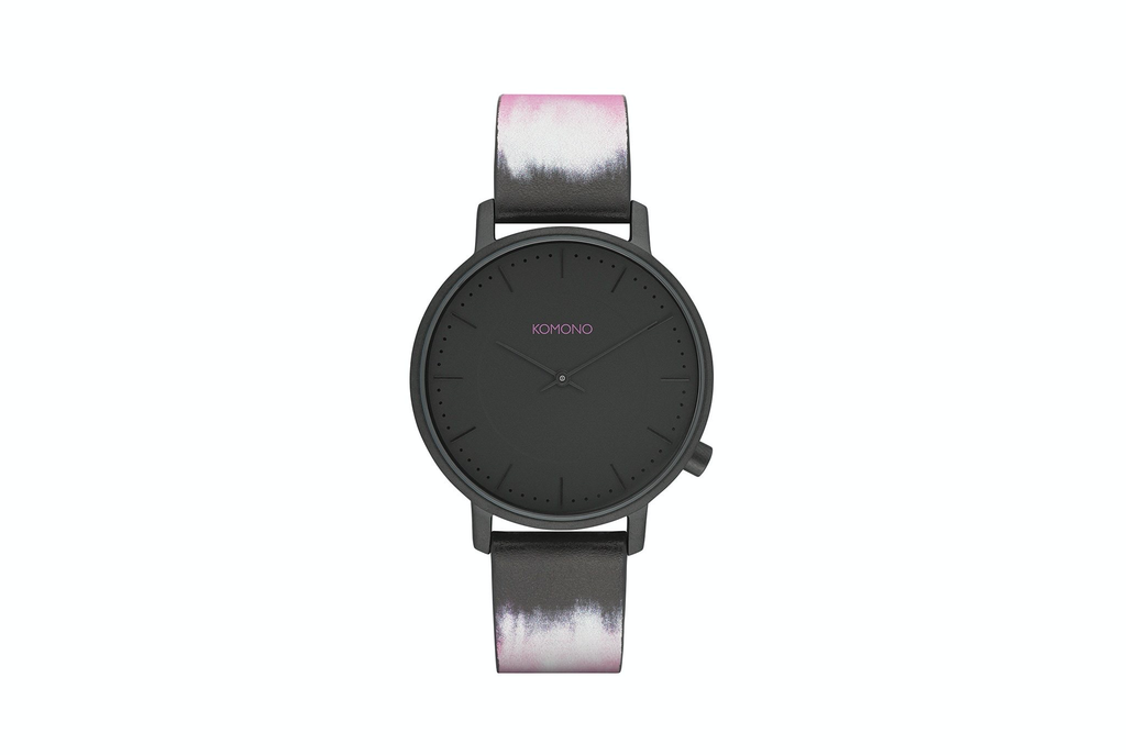 Komono Harlow Tie Dye Pink Watch