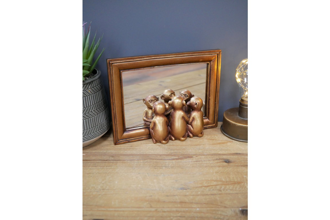 &Quirky Three Cheeky Monkeys Mirror