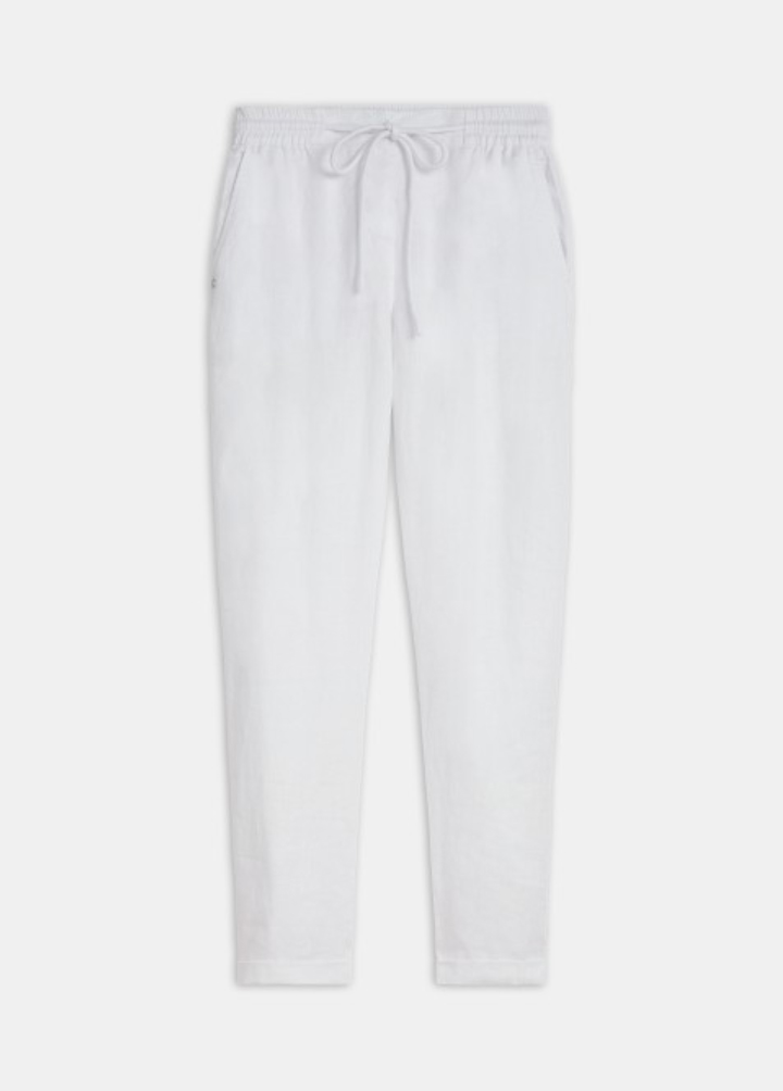 Sandwich Clothing White Linen Trousers